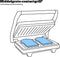 Tefal Ultra Compact 600 Comfort GC3060 - Contactgrill - Barbecuestand - Regelbare temperatuur - RVS - 2000W
