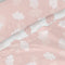 Happy Friday Sheet set 2 pieces Clouds pink 160x270 cm (Single) Pink