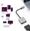 Marmitek 08372 - USB-C naar DVI adapter - 15 cm - Zilver Zwart