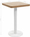 vidaXL Bistrotafel - 50x50 cm - MDF - lichtbruin