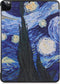 3-Vouw sleepcover hoes - Geschikt voor iPad Pro 11 inch (2018/2020/2021) - Van Gogh De Sterrennacht