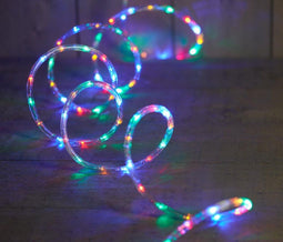 Rope light 216l/9m led multi - aanloopsnoer 1,5m zwart- bi-bui - 23...