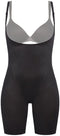 SPANXshape™ Thinstincts 2.0 - Invisible Open-Bust Mid-Thigh Bodysuit - Verstelbare bandjes - Zwart