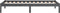 vidaXL - Bedframe - massief - grenenhout - grijs - 90x200 - cm