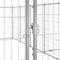 vidaXL - Hondenkennel - 36,3 - m² - gegalvaniseerd - staal