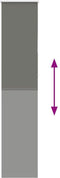 vidaXL - Rolgordijn - verduisterend - 60x230cm - stofbreedte - 55,7 - cm - polyester