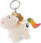 Nici Sleutelhanger Unicorn Yang 9 X 10 Cm Polyester Wit/goud