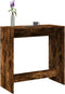 vidaXL - Bartafel - 102x50x103,5 - cm - bewerkt - hout - gerookt - eikenkleur