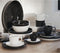 S&P - MIELO - Black - Kop-en-schotel - 10 cl - Set van 4