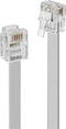 Lindy RJ-12 M/M - Aansluitkabel - 20 m - Grijs