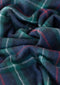 Plaid Tartan Mackenzie - 145x190 - Gerecycled Wol - TBCo Scotland