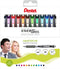 Gelschrijver pentel bl77 energel m 12st assorti
