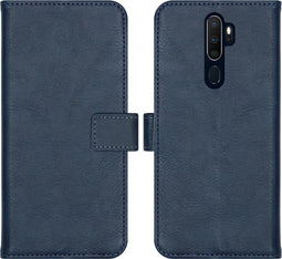 iMoshion Hoesje Geschikt voor Oppo A9 (2020) / A5 (2020) Hoesje Met Pasjeshouder - iMoshion Luxe Bookcase - Donkerblauw