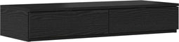 vidaXL - Zwarte - Bedlades - - - 100x36,5x16,5 - cm - - - Gemaakt - van - Geengineerd - Hout