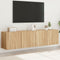 vidaXL - Tv-meubels - 2 - st - wandgemonteerd - 80x30x41 - cm - sonoma - eikenkleurig
