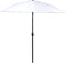 Camp Active Parasol - Stokparasol - ⌀250 cm - Kantelbaar - Wit