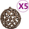 vidaXL - Kunstkerstboom - met - verlichting - en - kerstballen - 120 - cm - groen