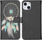 iMoshion Hoesje Geschikt voor iPhone 13 Hoesje Met Pasjeshouder - iMoshion Design Softcase Bookcase - Meerkleurig / Dreamcatcher