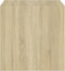 vidaXL - Wandkasten - 4 - st - 37x37x37 - cm - bewerkt - hout - sonoma - eikenkleurig