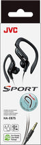JVC HA-EB75-B - Sporthoofdtelefoon - Waterbestendig met oorclip - Zwart
