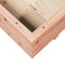 vidaXL - Plantenbak - 110x110x26,5 - cm - massief - douglashout