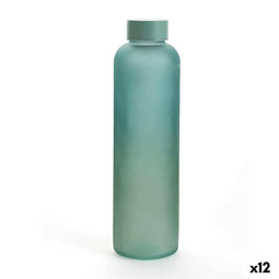 Quid Quidate - Waterfles 600 ml - Glas - Turkoois (12 stuks)