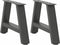 vidaXL - Salontafelpoten - 2 - st - A-vormig - 50x(30-31) - cm - staal - antraciet