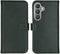 Selencia Samsung Galaxy S24 - Echt Lederen Bookcase - 3 Pashouders - Groen