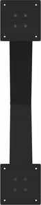 vidaXL - Eettafelpoten - 3 - st - X-vormig - 80x(72-73) - cm - staal - zwart