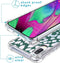 iMoshion Hoesje Geschikt voor Samsung Galaxy A40 Hoesje Met Koord - iMoshion Design Hoesje met Koord - Groen / Transparant / Panther Illustration Transparent