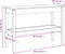vidaXL - Wandtafel - 110x40x75 - cm - massief - grenenhout - grijs