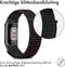 imoshion Nylon bandje - Geschikt voor Fitbit Charge 6, Charge 5 - Zwart - S