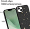 iMoshion Hoesje Geschikt voor iPhone 14 Plus Hoesje Siliconen - iMoshion Design hoesje - Goud / Stars Gold