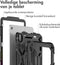 Accezz Rugged Backcover - iPad 10.9 (2022) - Schouderstrap en screenprotector - Zwart