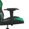 vidaXL - Gamestoel - kunstleer - zwart - en - groen