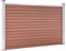 vidaXL - Schutting - 699x106 - cm - HKC - bruin