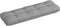vidaXL - Palletkussen - 120x40x12 - cm - stof - grijs