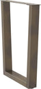 vidaXL - Eettafelpoten - 2 - st - V-vormig - 60x(72-73,3) - cm - staal - naturel