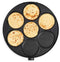 LIVOO DOP247 - Omkeerbare crêpemaker 1500W - Ø33 of 7 x Ø10 cm - Zwart/Zilver