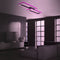 BRILONER - LED Plafondlamp - met afstandsbediening - CCT en RGB - 45W - zwart (2 stuks)