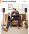 Speaker Stand PGSS12 - Verstelbaar tot 106,7 cm - Draagvermogen 6 kg - Zwart