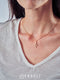 Chocli halsketting slang 18k verguld