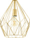 EGLO Carlton - Hanglamp - E27 - Ø 31 cm - In hoogte verstelbaar - Goud