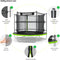 Zipro® Jump Pro - Tuintrampoline Ø252cm met binnennet - Veiligheidsnet - Max. belasting 150kg - Zwart