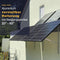 enjoy solar Aluminium Adjustable Mast Bracket with Tilt Angle 30° -60° for Single Panel Solar Panel