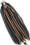 Guess Latona Mini Schoudertas - Drievoudig Compartiment - Zwart