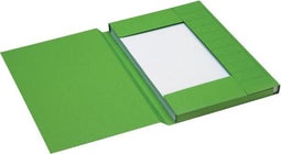 Dossiermap Secolor folio 3 klep 100% gerecycled karton 250 gr groen