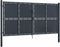 vidaXL - Poort - 300x200 - cm - staal - antraciet