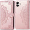 iMoshion Hoesje Geschikt voor Samsung Galaxy A04 Hoesje Met Pasjeshouder - iMoshion Mandala Bookcase - Rosé Goud