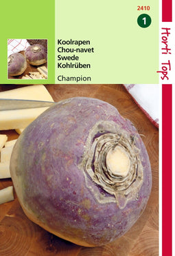 2 stuks - Hortitops - Koolraap Champion, Engelse Gele Roodkop